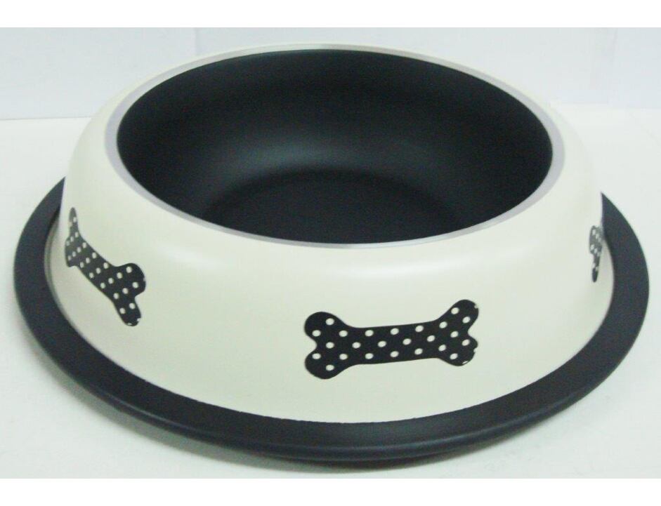 Miska kostičky ČERNÁ MAT 1,55l/22cm