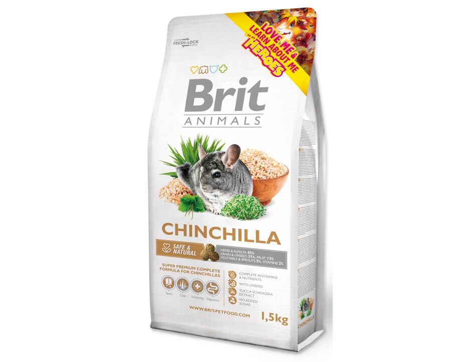Krmivo BRIT Animals CHINCHILA Complete 1,5 kg