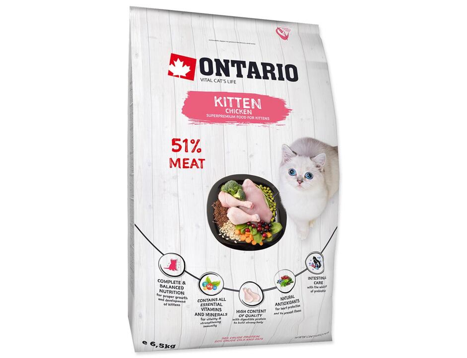 ONTARIO Kitten Chicken 6,5 kg