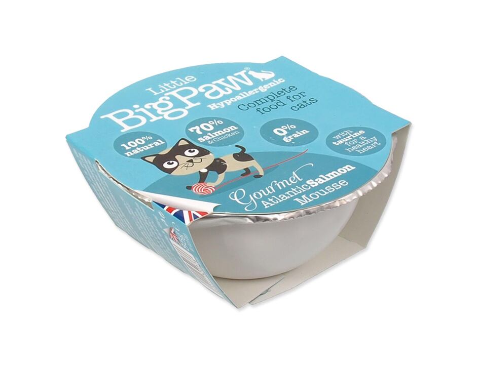 Kalíšek LITTE BIGPAW Cat losos 85 g