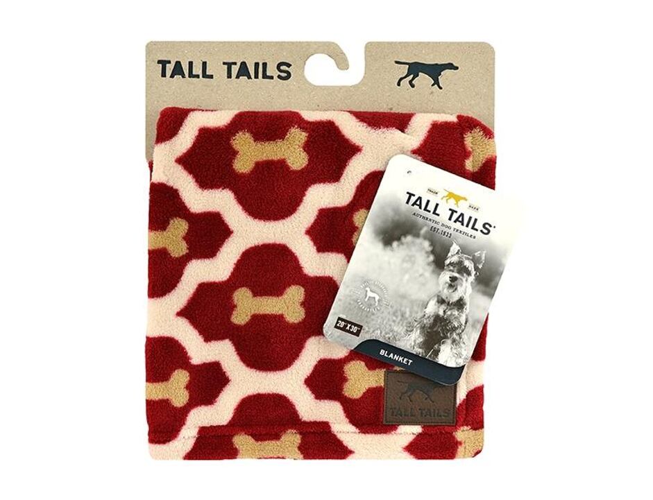 Tall Tails flísová deka červená