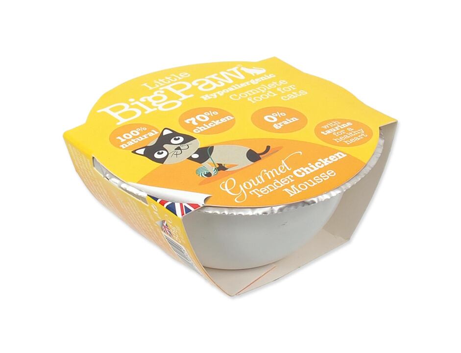 Kalíšek LITTE BIGPAW Cat kuřecí 85 g