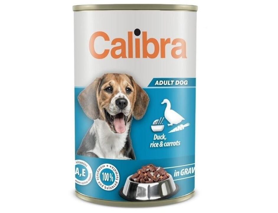 Calibra Dog konz.Duck,rice&carrots in gravy 1240 g