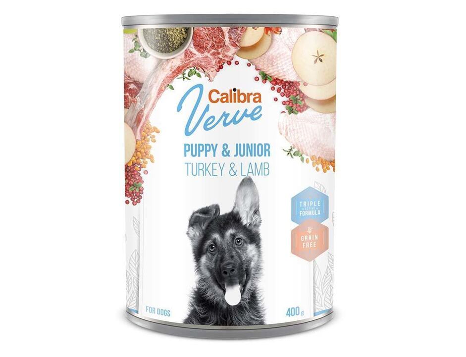Calibra Verve GF Junior Turkey&Lamb 400 g