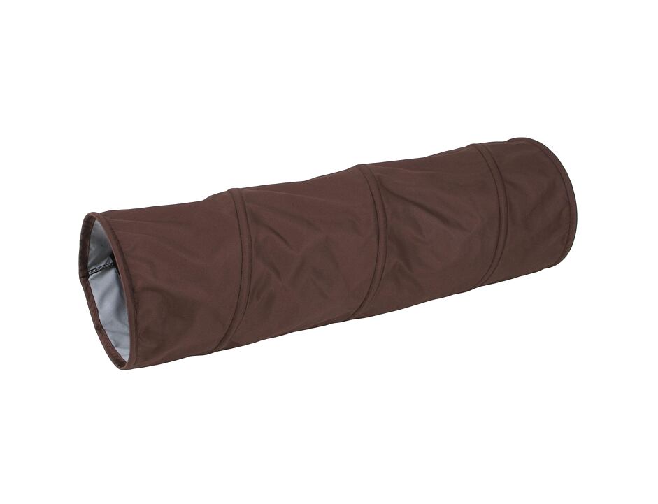 Tunel pro kočky šusťák 60 x 20 cm hnědý