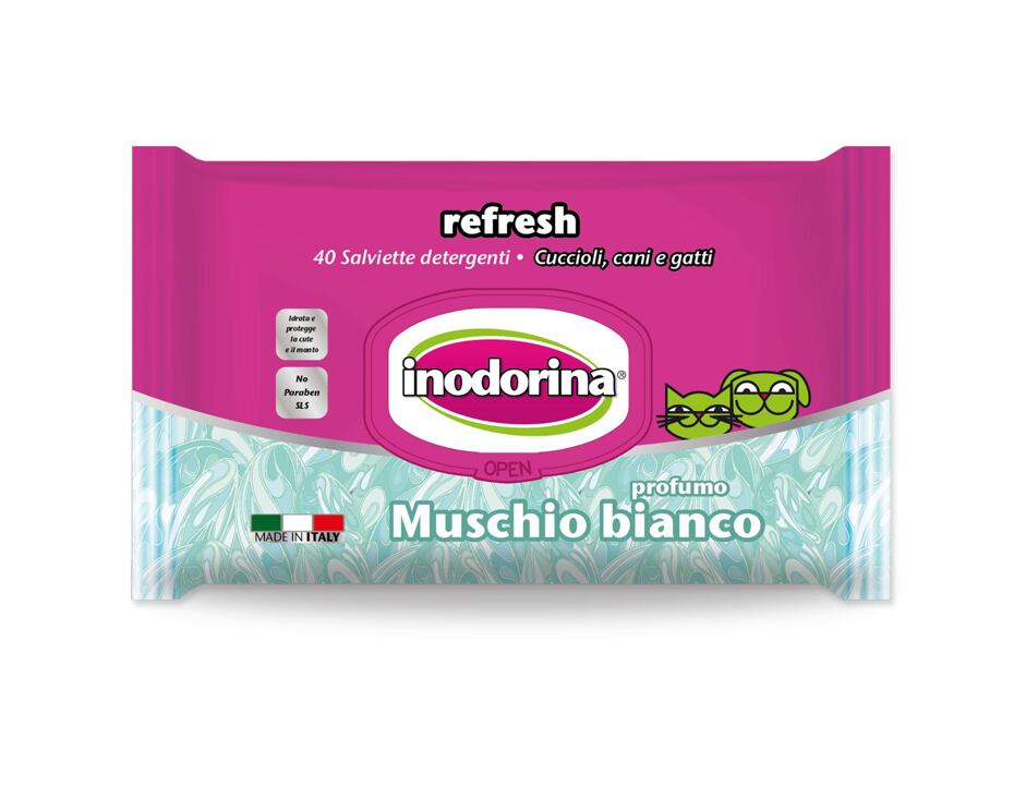 Ubrousky INODORINA Mošus 40 ks