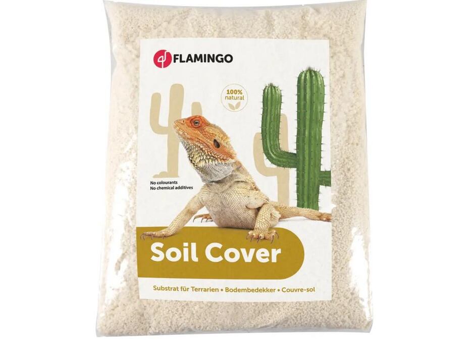 Flamingo Terarijní písek Caviar bílý 4kg