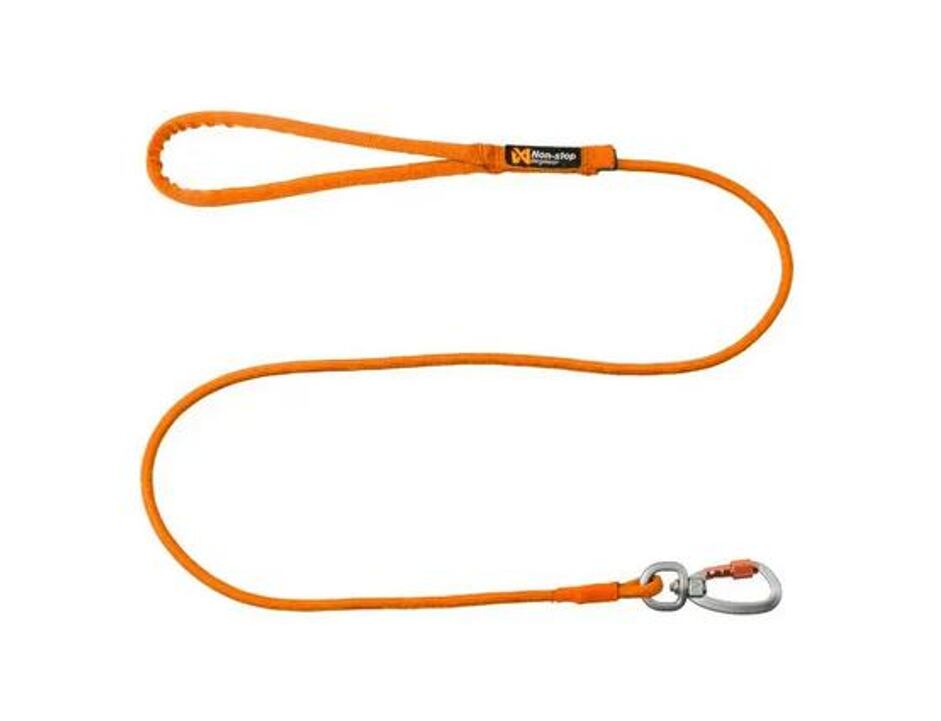 Non-stop Dogwear Trekking rope leash 1,2m oranžová