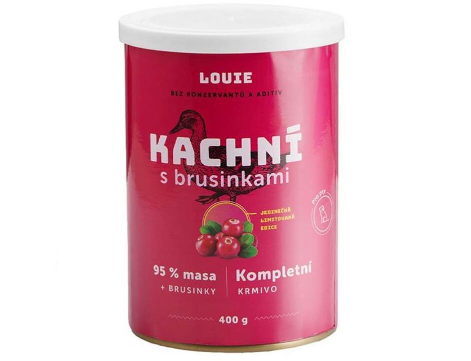 Louie Kachní s brusinkami 400 g