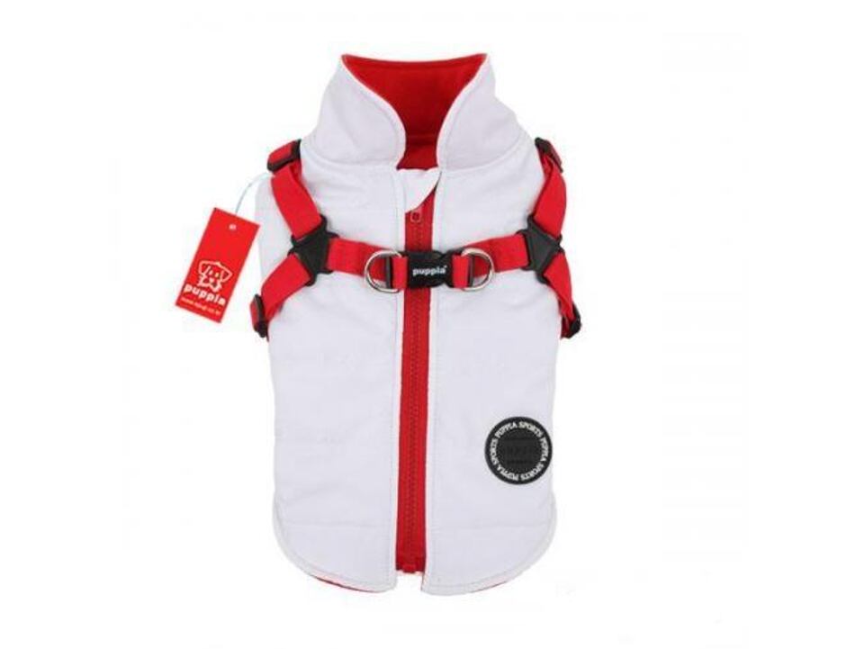 Puppia psí vesta MOUNTAINEER bílá