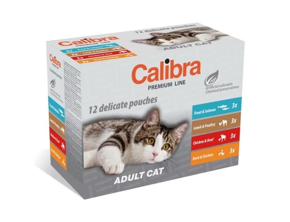 Calibra Cat Premium Adult multipack 12x100 g