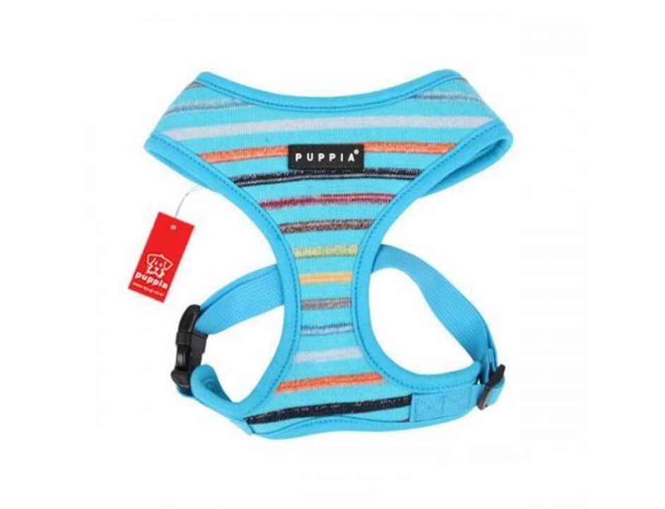 Puppia kšíry Watercolor Harness A - světle modrá