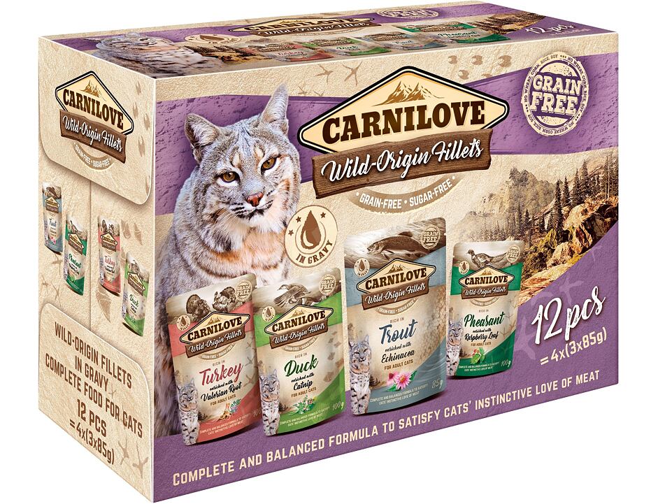 Carnilove CAT pouch MULTIPACK 12x85 g