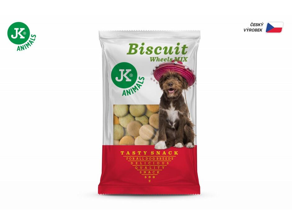 JK Biscuit - Wheel Mix - Tasty Snack 0,5kg