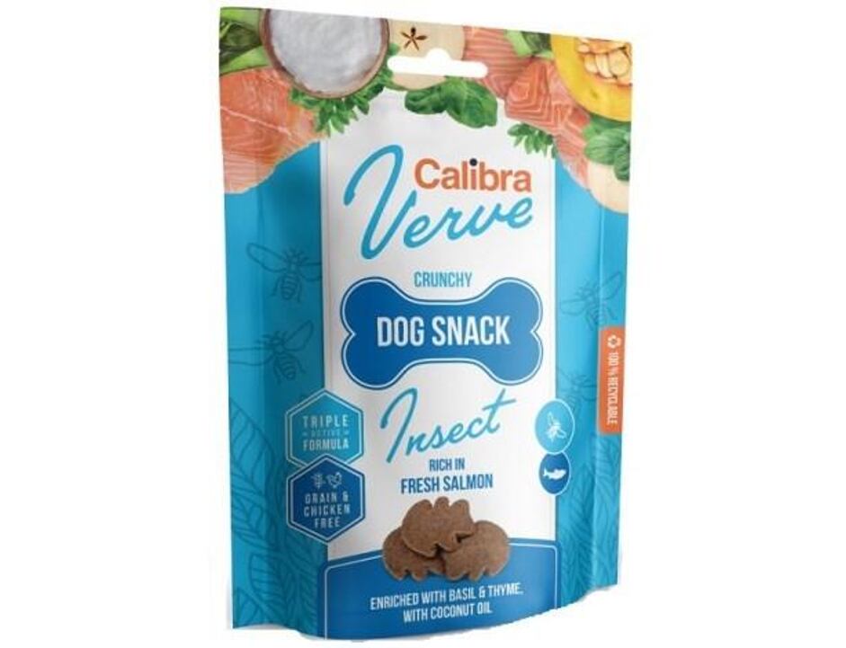 Calibra Verve Crunchy Snack Insect&Salmon 150 g