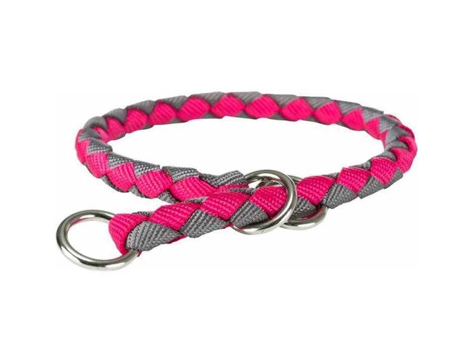CAVO obojek kulatý L 47-55 cm fuchsie/grafit