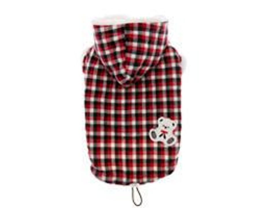 Puppy Angel bunda Two-way Teddy Fleece- červená
