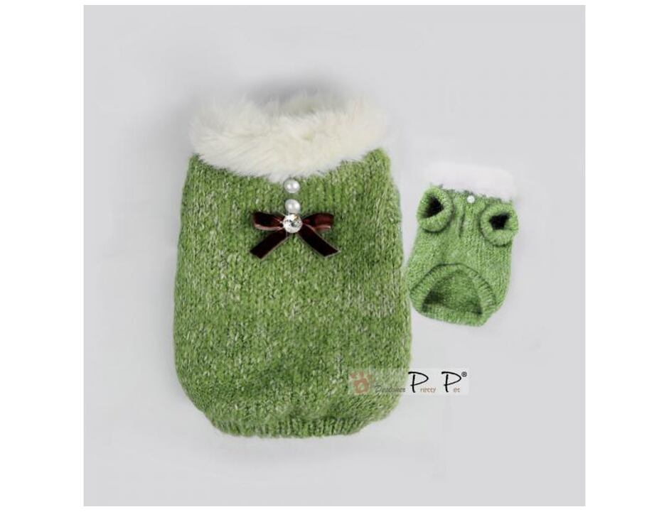 Svetr pro psy Pretty Pet Wool - zelená