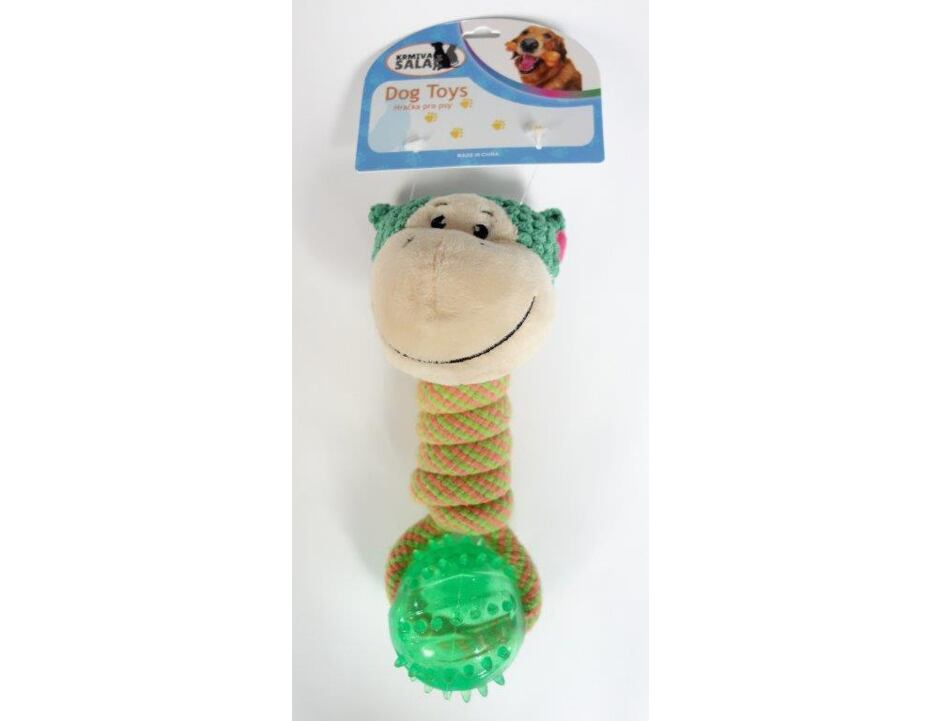 Přetahovadlo míček TPR opička 20cm