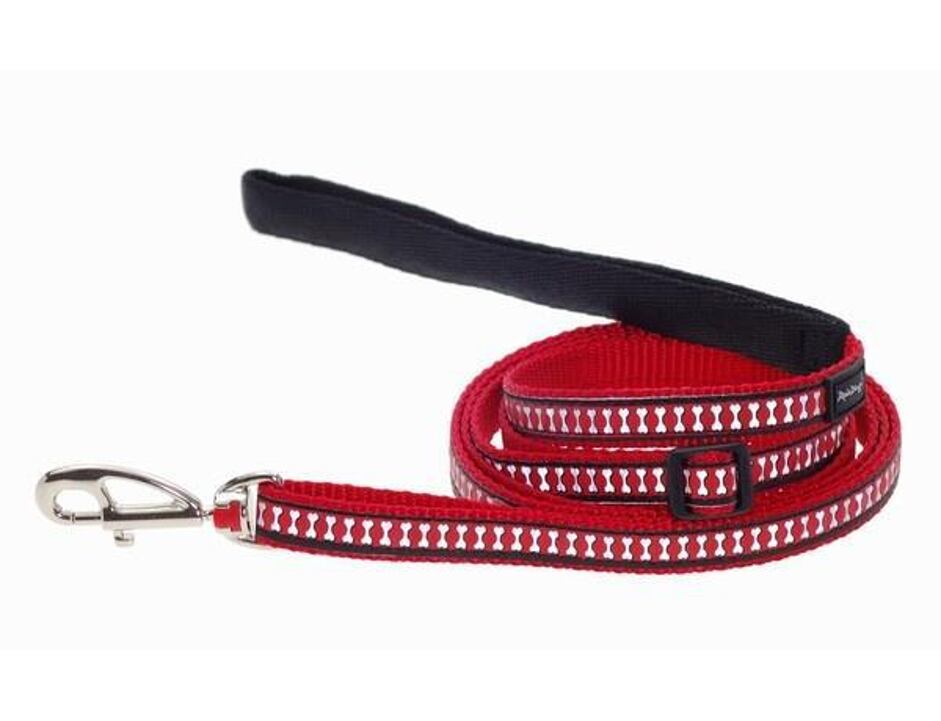 Red Dingo vodítko reflexní malé 1,8 m – červené
