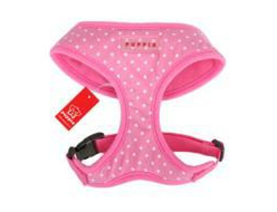 Puppia Dotty Harness A kšíry - růžová