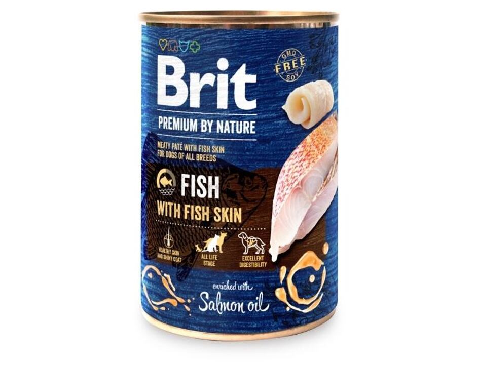 Brit Premium Dog by Nature konz Fish & Fish Skin 400 g