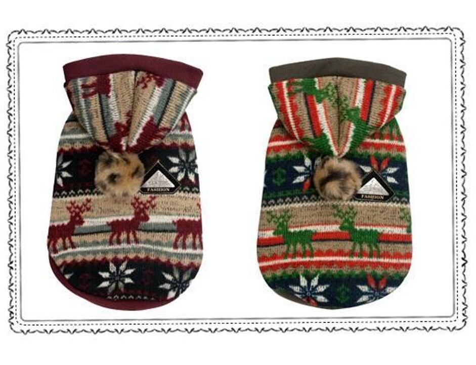 Dog Pose Classic Knit svetr zelená