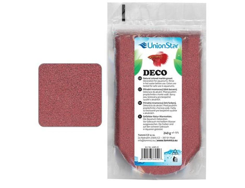 Betta akvarijní písek DECO terakota 1 - 1,5mm, 240 g