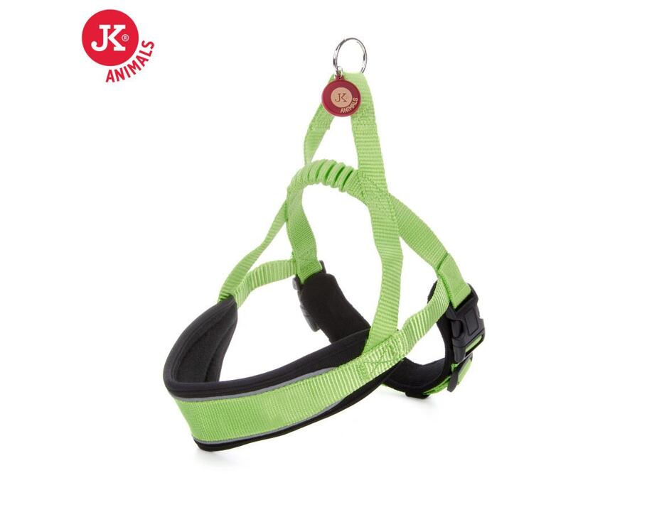 Postroj Comfort zelený, obvod hrudníku: 38-48 cm