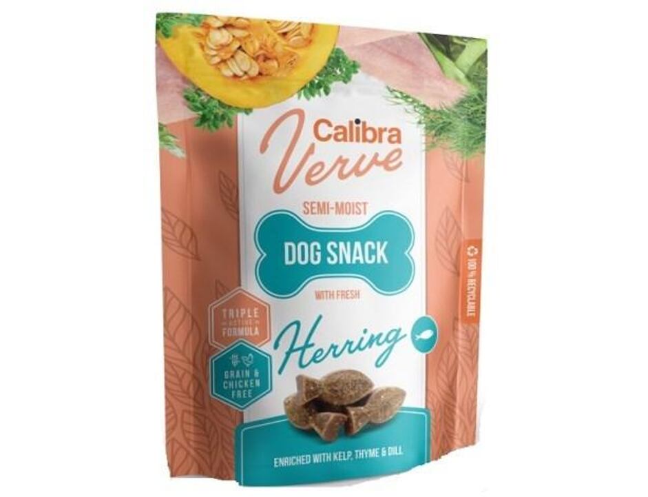Calibra Verve Semi-Moist Snack Fresh Herring 150 g