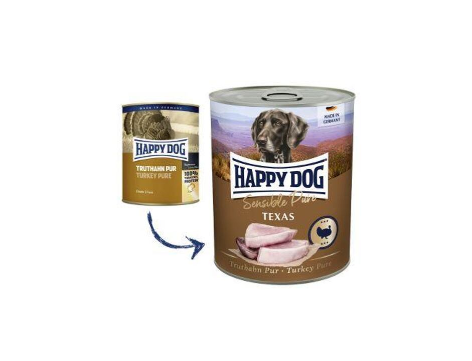 Happy Dog Truthahn Pur Texas- krůtí