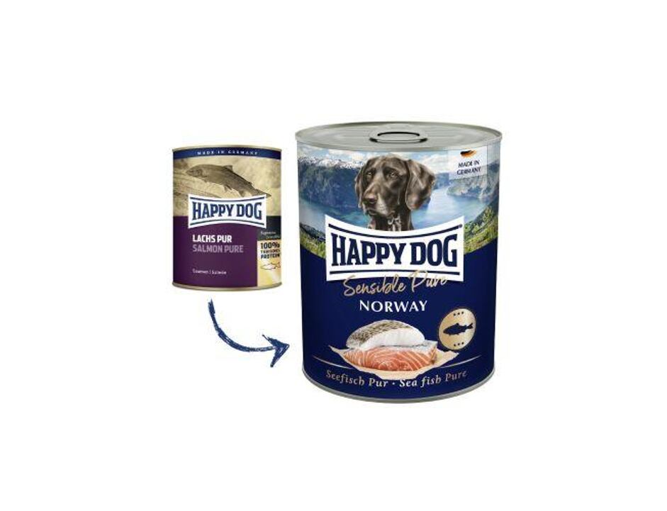 Happy Dog Lachs Pur Norway - losos