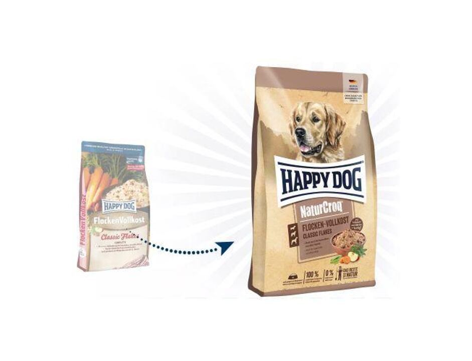 Happy Dog Flocken Vollkost