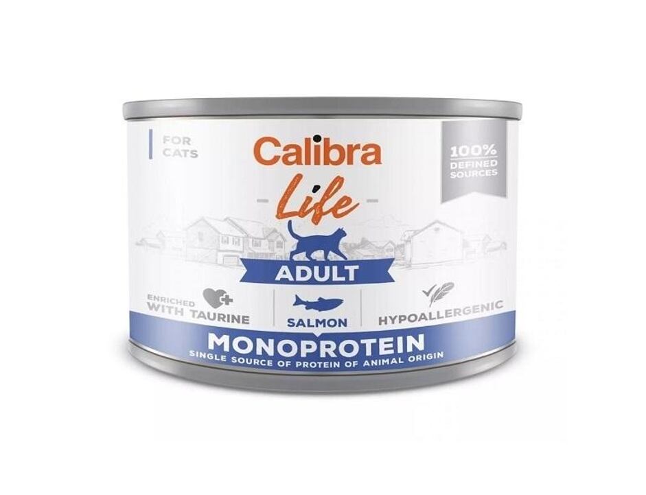 Calibra Cat Life konzerva Adult Salmon 200 g