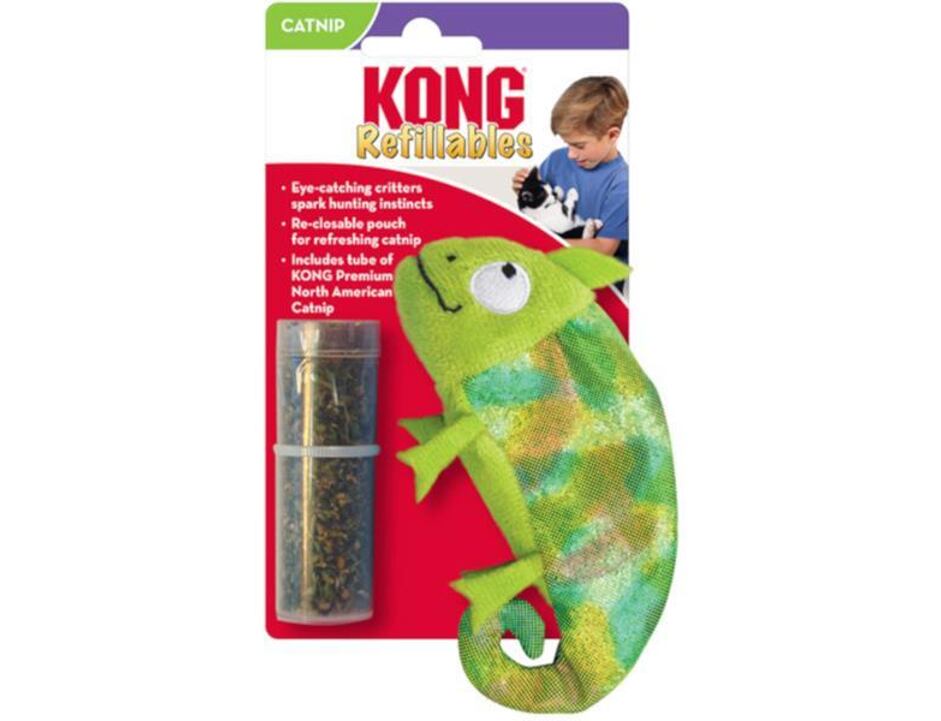 Hračka KONG Cat Refillables chameleon