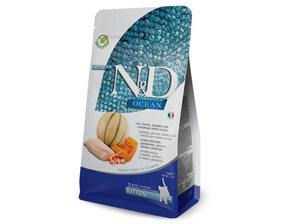 N&D OCEAN CAT Kitten Cod & Shrimp & Pumpkin & Melon