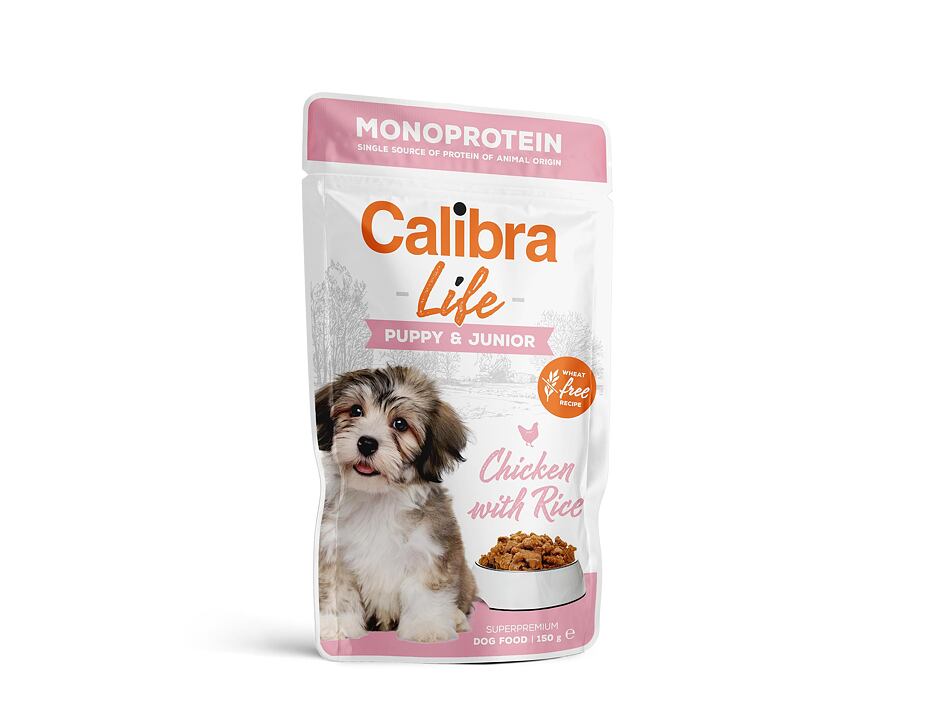 Calibra Dog Life Puppy&Junior Chicken 150g