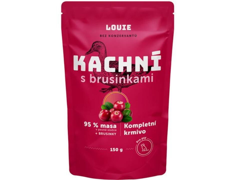 Louie kapsička Kachní s brusinkami