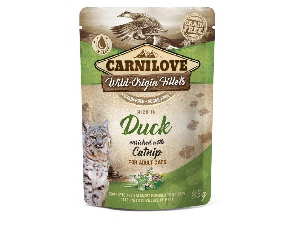 Carnilove Cat Pouch Duck Enriched & Catnip 85g