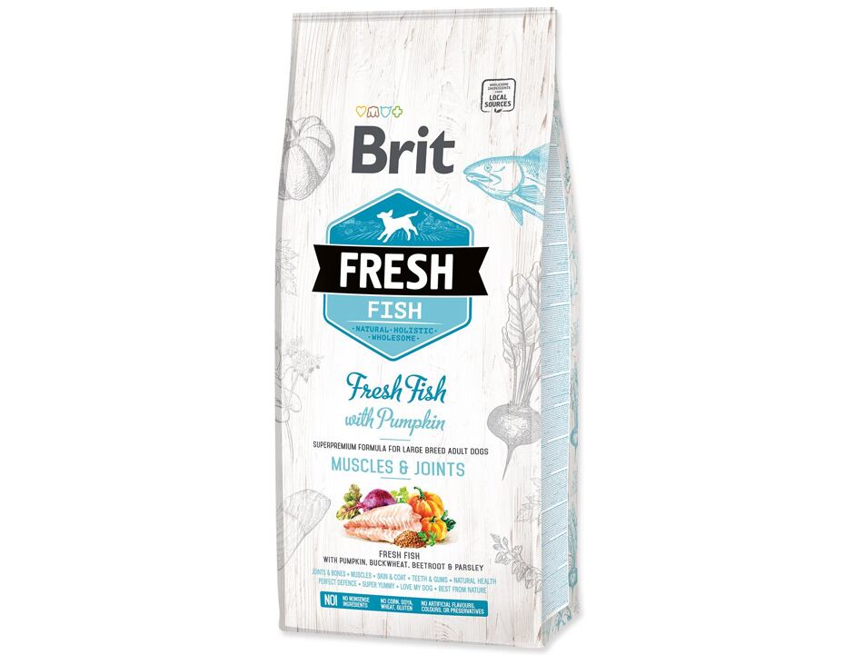 BRIT Fresh Fish with Pumpkin Adult Large 12 kg