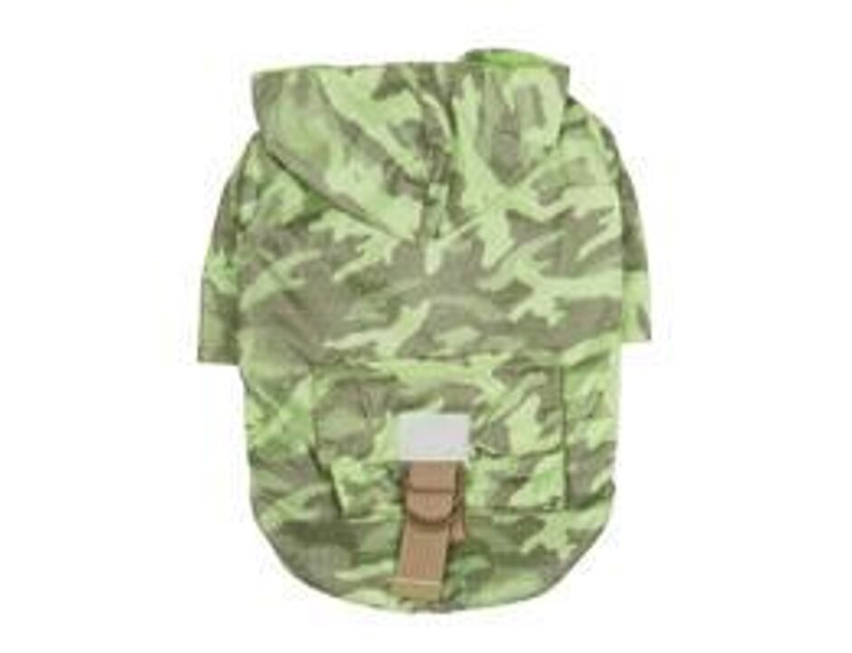 Puppy Angel Combat Camo Rain Coat pláštěnka - zelená