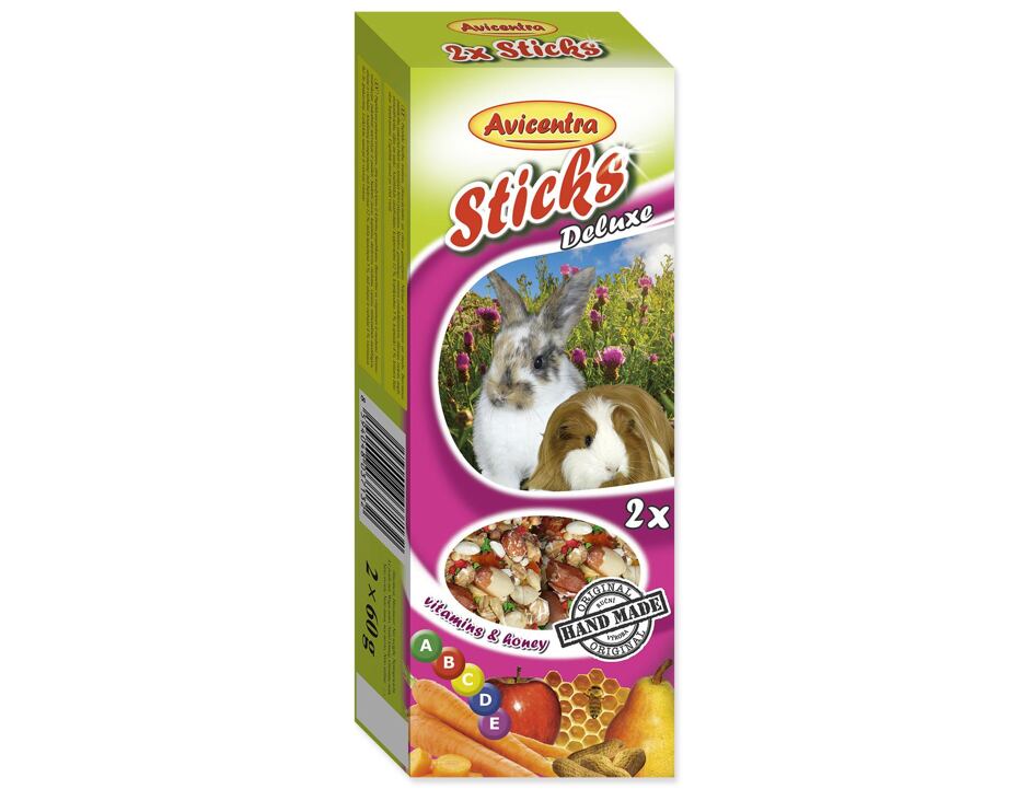 Tyčinky AVICENTRA medové pro velké hlodavce 2 ks
