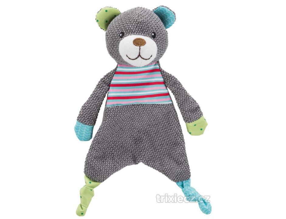 Trixie JUNIOR plyšový medvídek se šustící fólií 28 cm