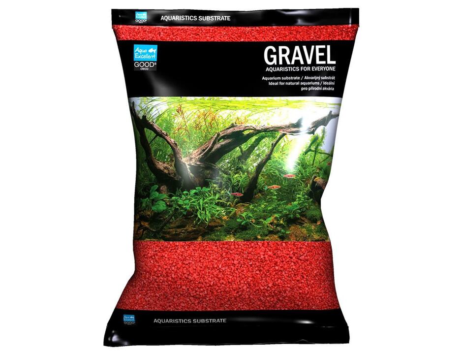 Písek AQUA EXCELLENT 1,6-2,2 mm svítivě růžový 3kg
