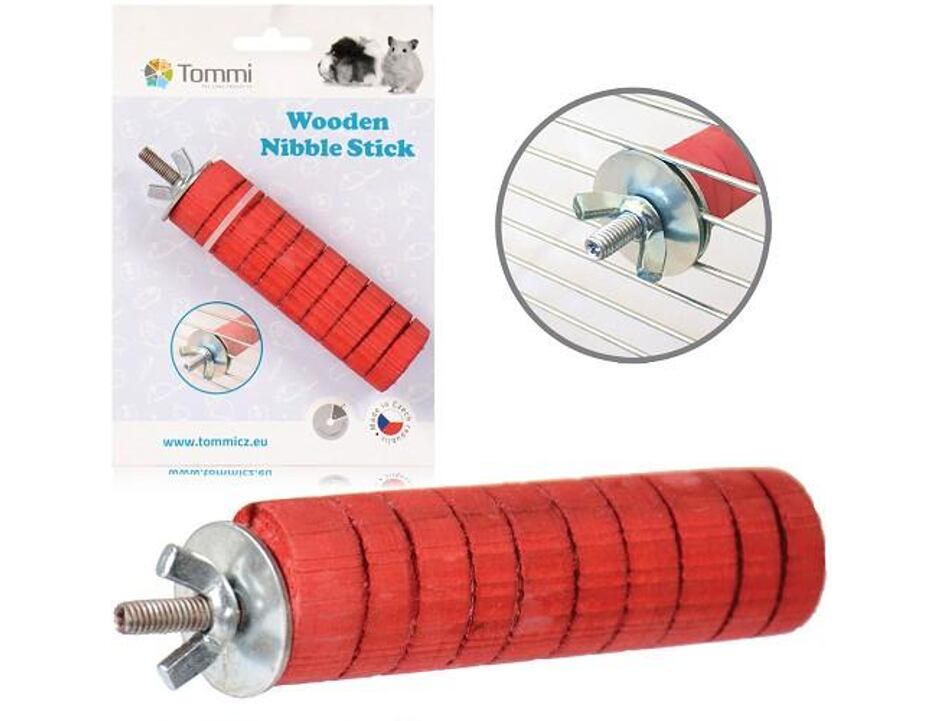 Nibbler dřevěné okusovátko mix 10 cm