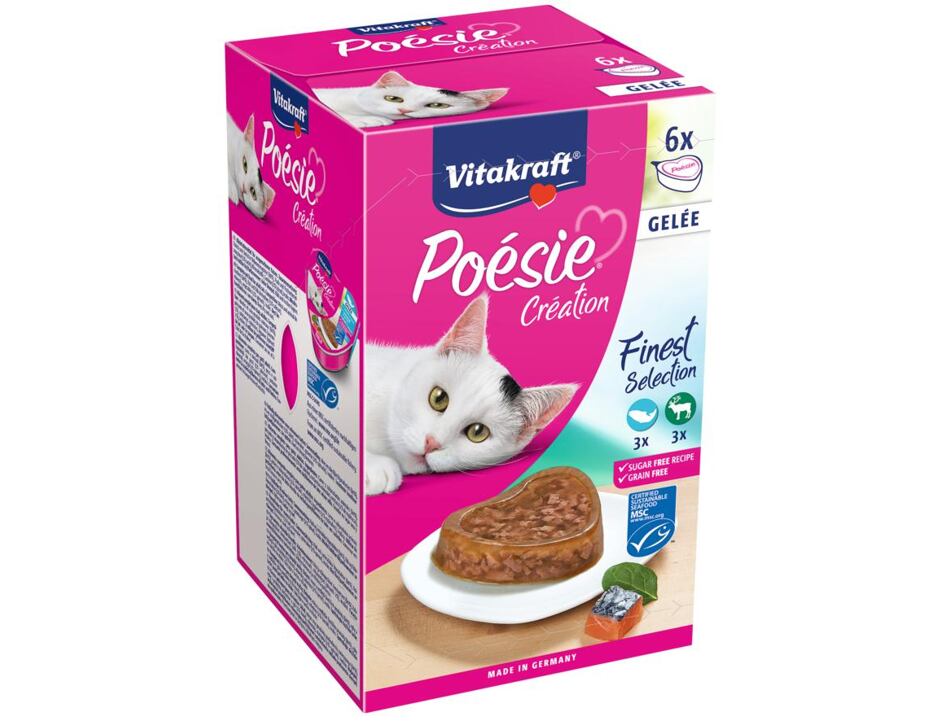 Poésie Multipack v želé 6x85 g