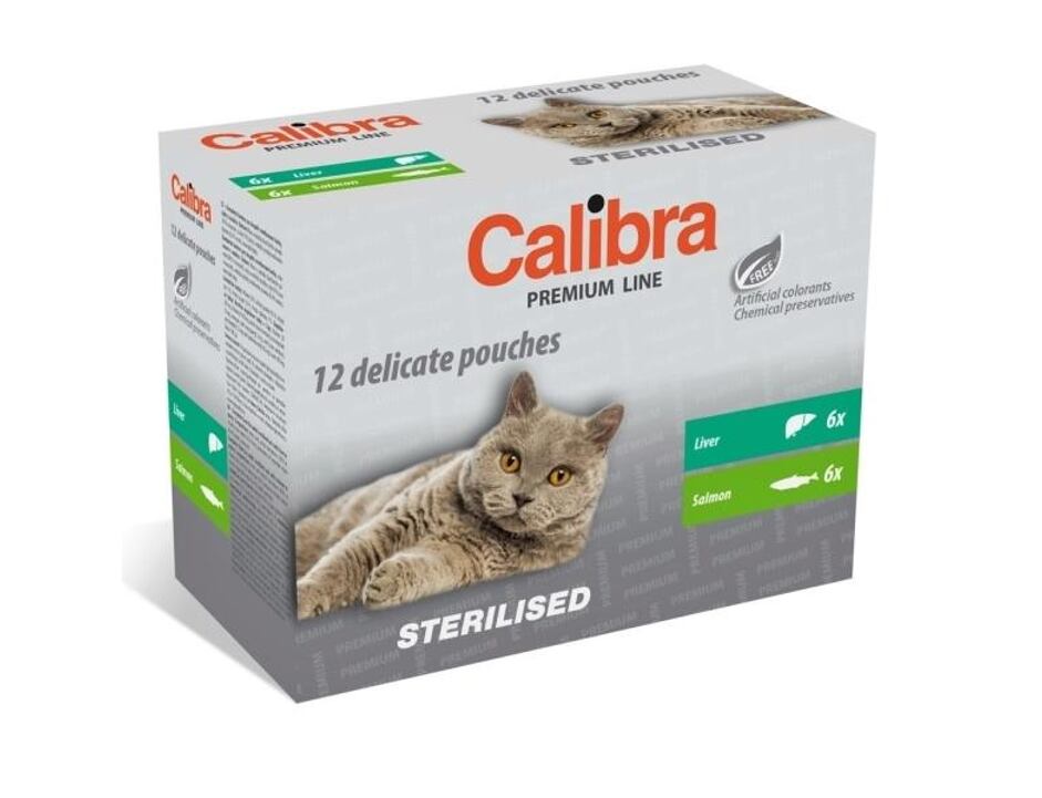 Calibra Cat Premium Sterilised multipack 12x100 g