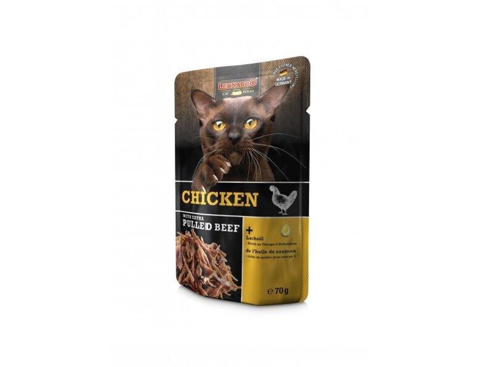 Leonardo Kapsička - kuřecí + extra trhané hovězí 70 g
