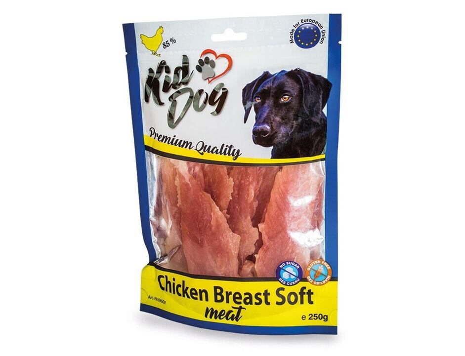 KIDDOG kuřecí prsa, měkké masíčko 250 g