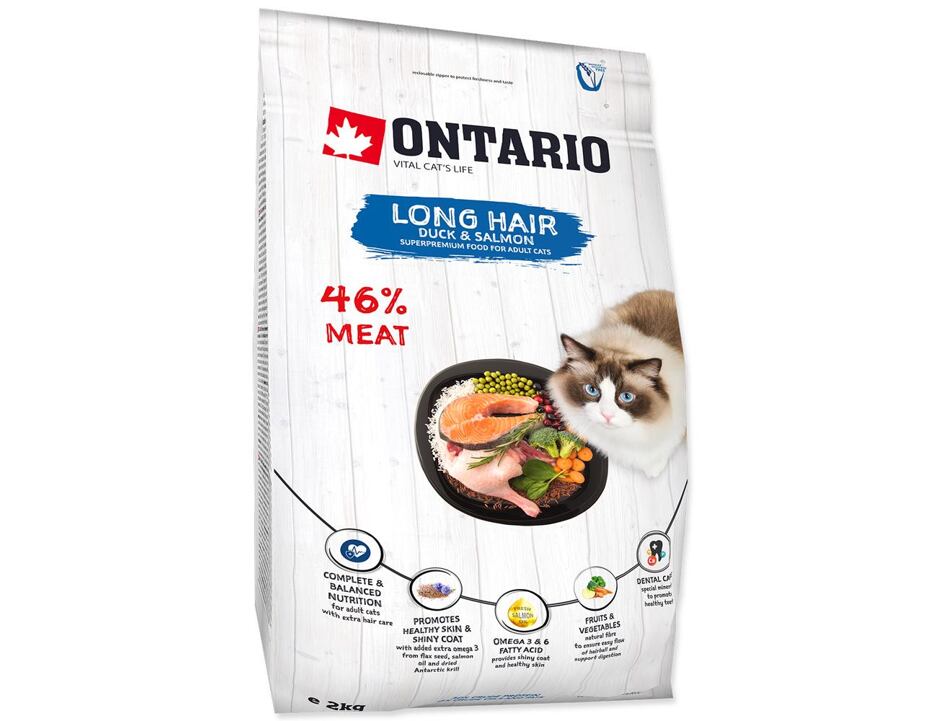 Ontario Cat Longhair 2 kg